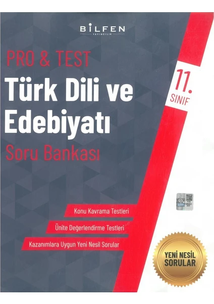 Bilfen Yayınları 11. Sınıf Pro&Test Türk Dili ve Edebiyatı Soru Bankası