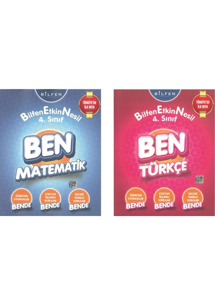 Bilfen Yayınları 4. Sınıf Ben Serisi Matematik-Türkçe Set