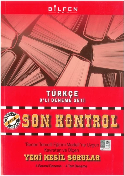 Bilfen Yayınları 8. Sınıf Türkçe Son Kontrol 8'li Deneme