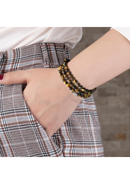 Hem Bileklik - Hem Kolye - Hem Tesbih 99LU Kaplangözü Doğaltaş Takı fiyatları