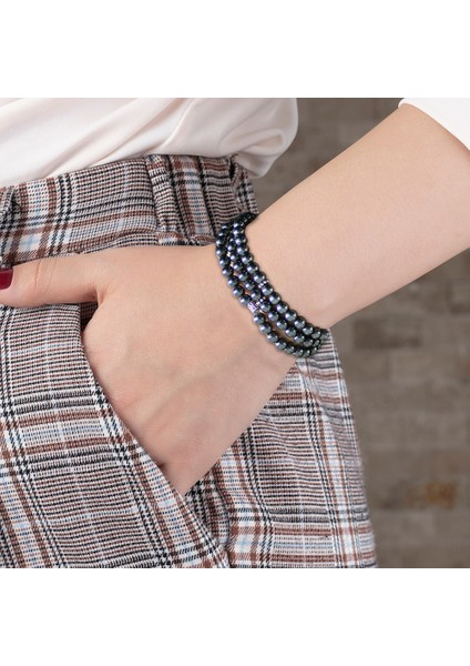 Hem Bileklik - Hem Kolye - Hem Tesbih 99LU Hematit Doğaltaş Takı fiyatları