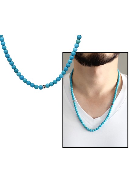 Hem Bileklik - Hem Kolye - Hem Tesbih 99LU Firuze Doğaltaş Aksesuar fırsatları