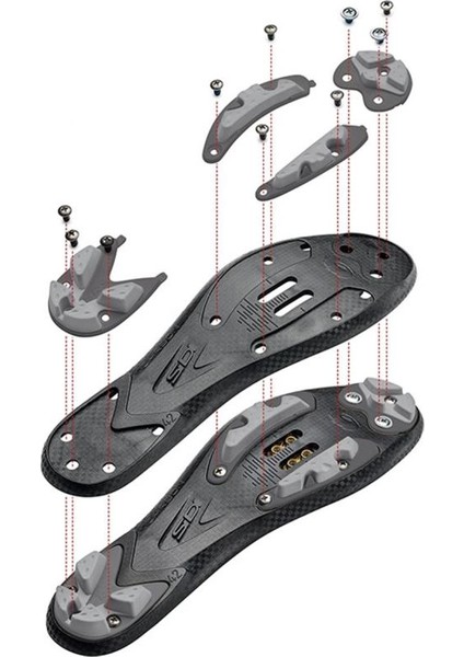 Dragon 5 Matt Mega Siyah Mtb Ayakkabı modelleri
