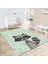 Bebişim Sevimli Rakun BH2338 100 x 150 Çocuk Odası Halısı 1