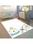 Bebişim Sevimli Hayvanlar BH2374 100 x 150 Çocuk Odası Halısı 1