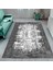 Kaymaz Dot Taban Yıkanabilir Dijital Baskı Mat Eskitme Desenli Salon Halısı 100 x 600 1