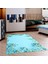 Kaymaz Dot Taban Yıkanabilir Dijital Baskı Tomurcuk Desenli Salon Halısı 100 x 600 1