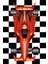 Kaymaz Dot Taban Yıkanabilir Dijital Baskı Formula Bir Araba Desenli Çocuk Halısı 80 x 200 2