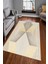 Kaymaz Dot Taban Yıkanabilir Dijital Baskı İki Boyutlu Ahşap Tasarımlı Desen Salon Halısı 80 x 250 1