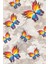 Kaymaz Dot Taban Yıkanabilir Dijital Baskı Çizgili Kelebek Desenli Salon Halısı 80 x 200 2