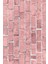 Kaymaz Dot Taban Yıkanabilir Dijital Baskı Kaldırım Taşı Desenli Salon Halısı 80 x 200 2