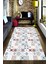 Kaymaz Dot Taban Yıkanabilir Dijital Baskı Motif Desenli Salon Halısı 80 x 200 1