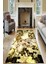 Kaymaz Dot Taban Yıkanabilir Dijital Baskı Modern Eskitme Desenli Salon Halısı 200 x 300 1