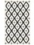 Kaymaz Dot Taban Yıkanabilir Dijital Baskı Geometrik Yıldız Desenli Salon Halısı 80 x 100 2