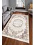 Kaymaz Dot Taban Yıkanabilir Dijital Baskı Best Altın Çiçekli Salon Halısı 80 x 200 1