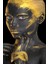 Kaymaz Dot Taban Yıkanabilir Dijital Baskı Düşünceli Afrika Tasarım Salon Halısı 80 x 100 2