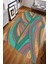 Kaymaz Dot Taban Yıkanabilir Dijital Baskı Renkli İpler Salon Halısı 180 x 280 1