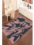 Kaymaz Dot Taban Yıkanabilir Dijital Baskı Modern Renk Dalgası Salon Halısı 80 x 100 1