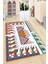 Kaymaz Dot Taban Yıkanabilir Dijital Baskı Pikselli Taşlar Çocuk Halısı 80 x 100 1