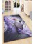Kaymaz Dot Taban Yıkanabilir Dijital Baskı Modern Portre Desenli Salon Halısı 80 x 200 1