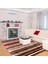 Kaymaz Dot Taban Yıkanabilir Dijital Baskı Çizgi Desenli Salon Halısı 80 x 100 1