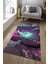 Kaymaz Dot Taban Yıkanabilir Dijital Baskı Modern Sonsuzluk Çizgileri Salon Halısı 80 x 100 1