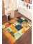 Kaymaz Dot Taban Yıkanabilir Dijital Baskı Yağlı Boya Duvar Salon Halısı 80 x 200 1