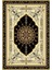 Kaymaz Dot Taban Yıkanabilir Dijital Baskı Gümüş Çerçeve Desenli Salon Halısı 80 x 200 2