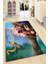 Kaymaz Dot Taban Yıkanabilir Dijital Baskı Kızgın Rapunzel Çocuk Halısı 180 x 280 1