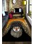 Kaymaz Dot Taban Yıkanabilir Dijital Baskı Depresif Çiçekler Salon Halısı 80 x 100 1