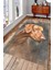 Kaymaz Dot Taban Yıkanabilir Dijital Baskı Masum Köpek Portresi Salon Halısı 80 x 100 1