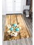Kaymaz Dot Taban Yıkanabilir Dijital Baskı Sade Dünya Ve Yumurtalar Salon Halısı 180 x 280 1