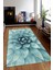 Kaymaz Dot Taban Yıkanabilir Dijital Baskı Tomurcuklar Salon Halısı 80 x 200 1