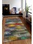 Kaymaz Dot Taban Yıkanabilir Dijital Baskı Renkli Camlar Salon Halısı 180 x 280 1