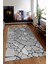 Kaymaz Dot Taban Yıkanabilir Dijital Baskı Gri Tonlar Geometrik Taşlar Salon Halısı 60 x 100 1