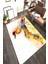 Kaymaz Dot Taban Yıkanabilir Dijital Baskı Suluboya Efektli Ağaca Konan Kuş Salon Halısı 100 x 600 1