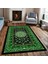 Kaymaz Dot Taban Yıkanabilir Dijital Baskı Çiçek Bağı Desenli Salon Halısı 80 x 100 1