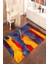 Kaymaz Dot Taban Yıkanabilir Dijital Baskı Karışık Yağlı Boyama Çalışması Salon Halısı 80 x 120 1