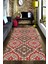 Kaymaz Dot Taban Yıkanabilir Dijital Baskı Geometrik Retro Renkler Halı Deseni Salon Halısı 80 x 100 1