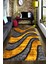 Kaymaz Dot Taban Yıkanabilir Dijital Baskı Suluboya Tüy Efektli Geçişli Salon Halısı 80 x 100 1