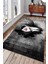 Kaymaz Dot Taban Yıkanabilir Dijital Baskı Zincirler ve Vampir Desenli Salon Halısı 200 x 250 1