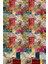 Kaymaz Dot Taban Yıkanabilir Dijital Baskı Modern Renkli Eskitme Salon Halısı 80 x 100 2