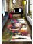 Kaymaz Dot Taban Yıkanabilir Dijital Baskı Pastel Renklerin Dansı Salon Halısı 80 x 100 1