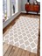 Kaymaz Dot Taban Yıkanabilir Dijital Baskı Vizon Vektörel Desenli Salon Halısı 80 x 100 1