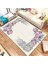 Kaymaz Dot Taban Yıkanabilir Dijital Baskı Açelya Çiçeği Desenli Salon Halısı 80 x 100 1