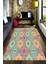 Kaymaz Dot Taban Yıkanabilir Dijital Baskı Göz Motifli Salon Halısı 80 x 100 1