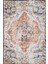 Kaymaz Dot Taban Yıkanabilir Dijital Baskı Mat Eskitme Kilim Desenli Salon Halısı 80 x 100 2
