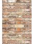 Kaymaz Dot Taban Yıkanabilir Dijital Baskı Kiremit Taş Desenli Salon Halısı 80 x 100 2