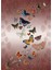 Kaymaz Dot Taban Yıkanabilir Dijital Baskı Kelebek Desenli Çocuk Halısı 80 x 100 2