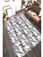 Kaymaz Dot Taban Yıkanabilir Dijital Baskı Modern Geometrik Desenli Salon Halısı 80 x 250 1